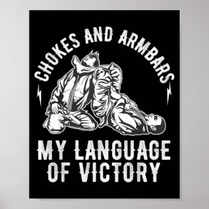 Brazilian Jiu Jitsu BJJ For Men Dad Boy Women Poster