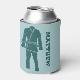 Brazilian Jiu Jitsu BJJ Gi Uniform Personalised Can Cooler