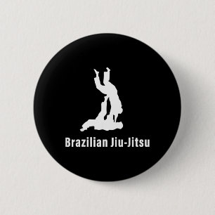 Brazilian Jiu-Jitsu BJJ Grappling Ground Fighting 6 Cm Round Badge