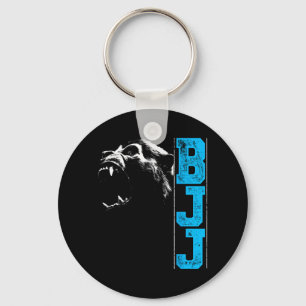 Brazilian Jiu Jitsu BJJ Guerrilla Jiu Jitsu Gorill Key Ring