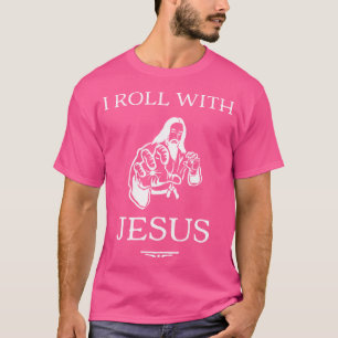 Brazilian Jiu Jitsu (Bjj) I Roll With Jesus Funny T-Shirt