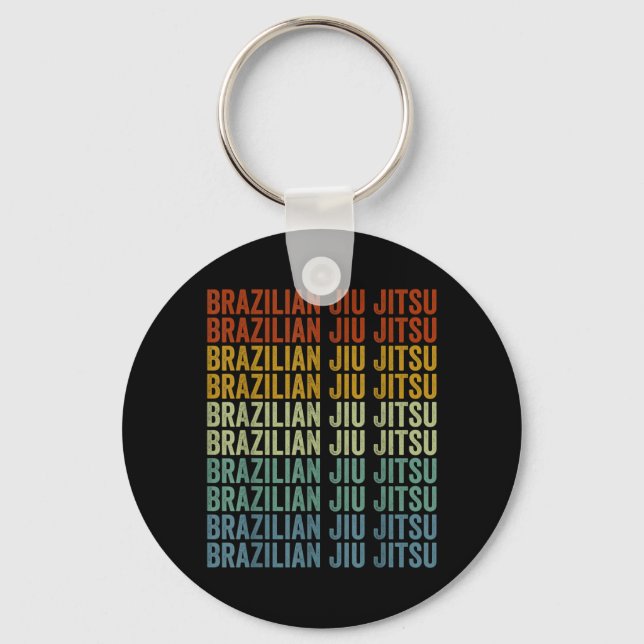Brazilian Jiu Jitsu BJJ Key Ring (Front)