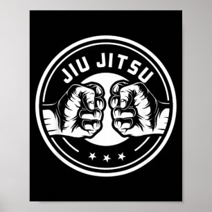 Brazilian Jiu Jitsu BJJ MMA Funny Martial Arts Poster