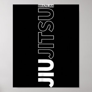 Brazilian Jiu Jitsu BJJ MMA Jujitsu Poster