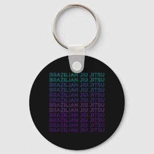 Brazilian Jiu Jitsu BJJ Retro Key Ring
