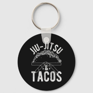 Brazilian Jiu-Jitsu Blue Belt BJJ Fighting Martial Key Ring