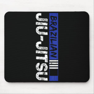 Brazilian Jiu-Jitsu Blue Belt BJJ Fighting MMA Mouse Mat