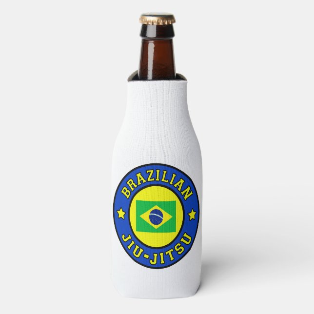 Brazilian Jiu Jitsu Bottle Cooler (Bottle Front)