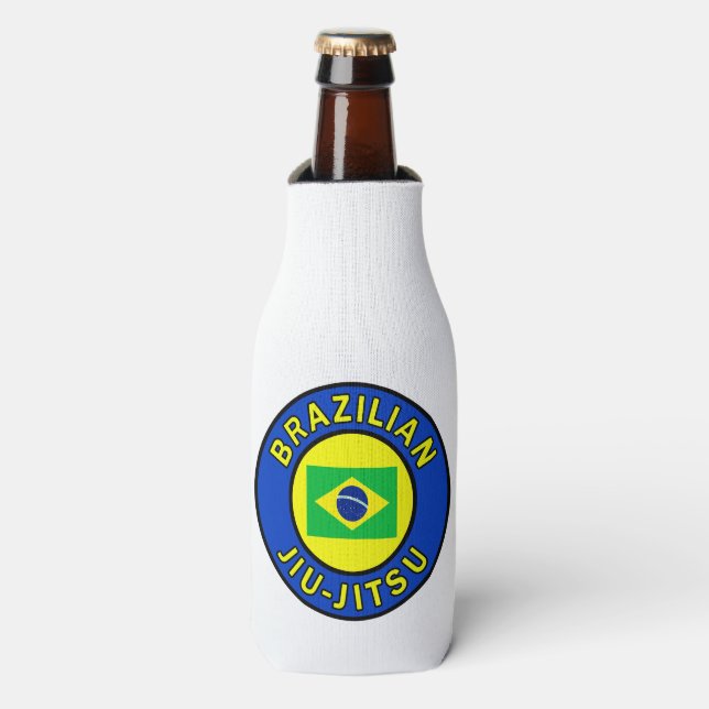 Brazilian Jiu Jitsu Bottle Cooler (Bottle Front)