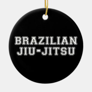 Brazilian Jiu Jitsu Ceramic Tree Decoration
