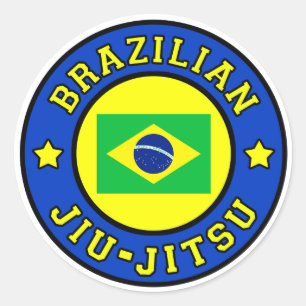 Brazilian Jiu Jitsu Classic Round Sticker