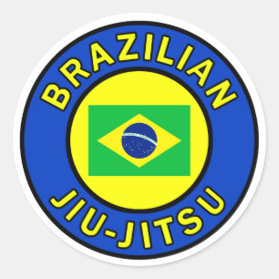 Brazilian Jiu Jitsu Classic Round Sticker