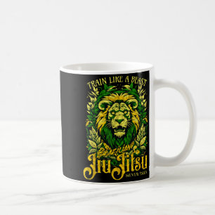 Brazilian Jiu Jitsu __ Cool MMA Fighter Lion le Coffee Mug