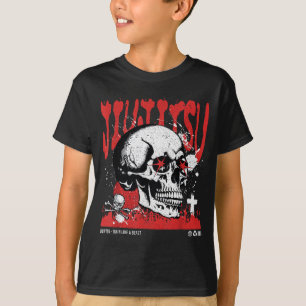 Brazilian Jiu Jitsu __ Cool MMA Fighter Skull T-Shirt