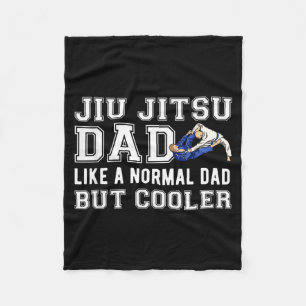 Brazilian Jiu Jitsu Dad Martial Arts BJJ Father Fleece Blanket