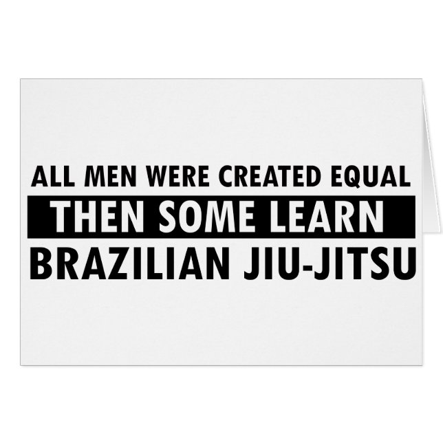 Brazilian Jiu Jitsu designs (Front Horizontal)