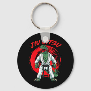 Brazilian Jiu Jitsu Dinosaur Key Ring