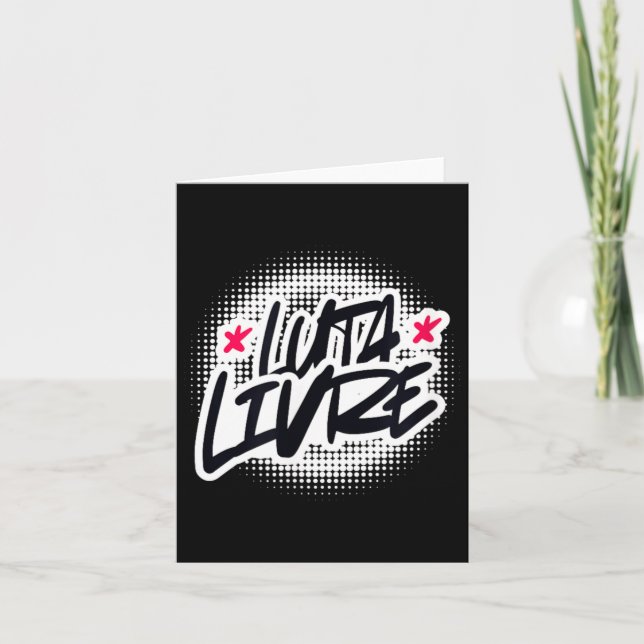 Brazilian Jiu Jitsu Distressed Book Card (Front)