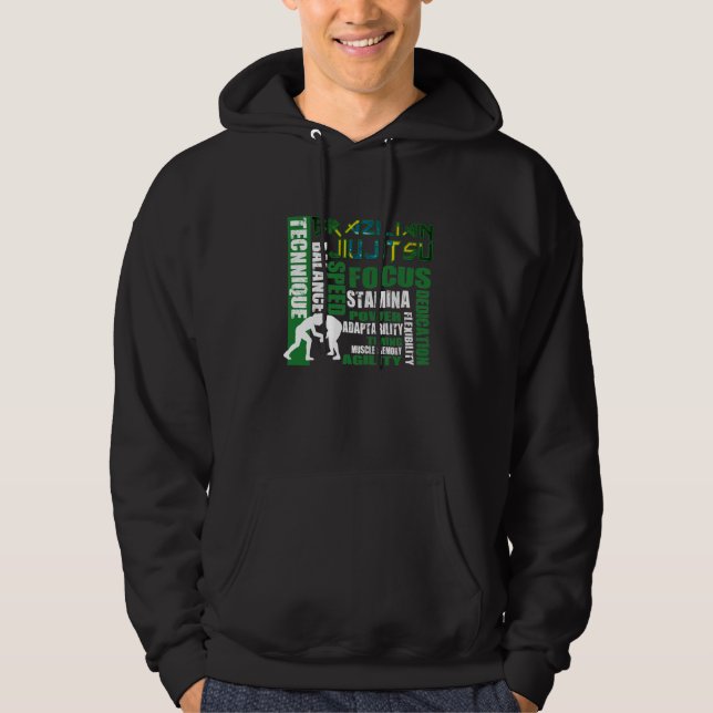 Brazilian Jiu Jitsu - Elements BJJ Hoodie (Front)