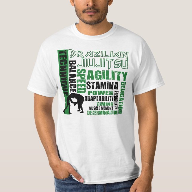 Brazilian Jiu Jitsu Elements BJJ T-shirt (Front)