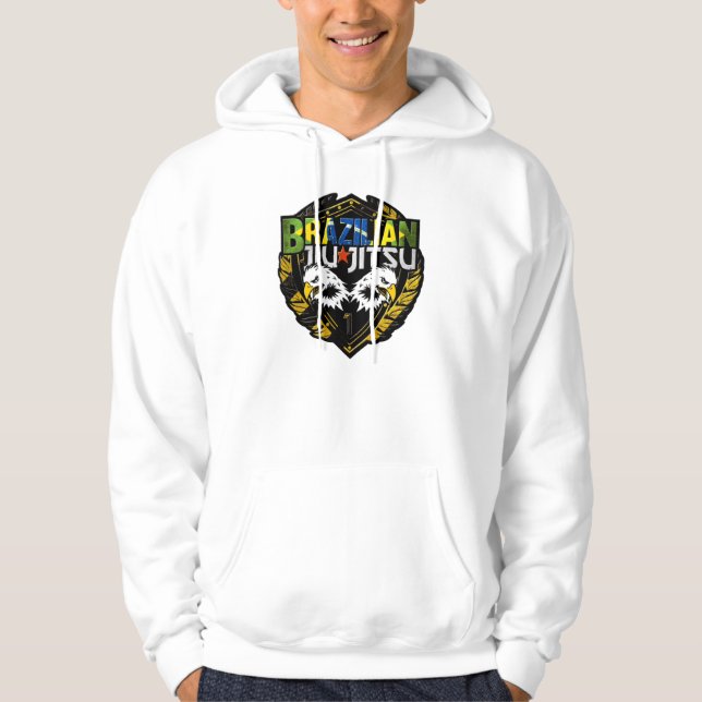 Brazilian Jiu Jitsu Emblem Hoodie (Front)