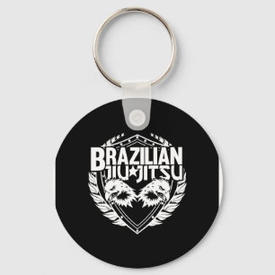 Brazilian Jiu Jitsu Emblem Key Ring