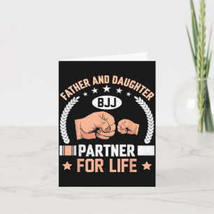 Brazilian Jiu-Jitsu Father and Daughter BJJ Card