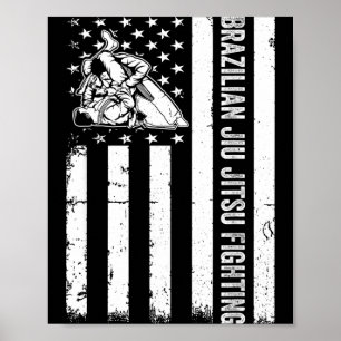 Brazilian Jiu Jitsu Fighting - Jiu Jitsu Fighter Poster