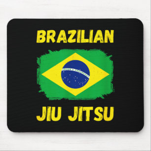 Brazilian Jiu Jitsu Flag Mouse Mat