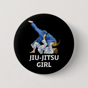 Brazilian Jiu Jitsu Girls 6 Cm Round Badge