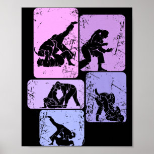 Brazilian Jiu Jitsu Girls Women Jiujitsu BJJ Poster