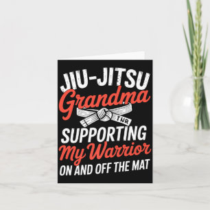 Brazilian Jiu-Jitsu Grandma Proud Jiu-Jitsu Card