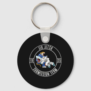 Brazilian Jiu Jitsu Grappling - Jiu Jitsu Shark Key Ring