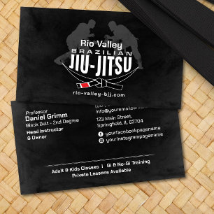 Brazilian Jiu-Jitsu Instructor Business Card