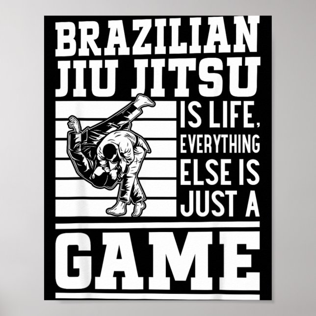 Brazilian Jiu Jitsu is life everything else is a Poster (Front)