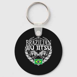 Brazilian Jiu Jitsu Jaguar Heads BJJ Brazilian Key Ring