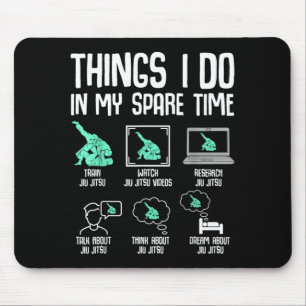 Brazilian Jiu Jitsu Jiujitsu BJJ Kids Boys Men Mouse Mat