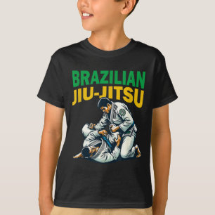 Brazilian Jiu-Jitsu Jujitsu BJJ Tactical Hugging T-Shirt