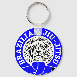 Brazilian Jiu-Jitsu (Key Chain) Blue Belt Key Ring