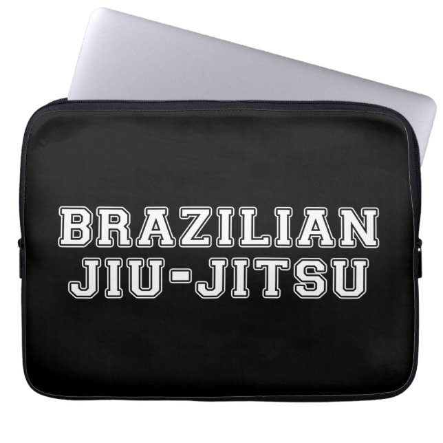 Brazilian Jiu Jitsu Laptop Sleeve (Front)