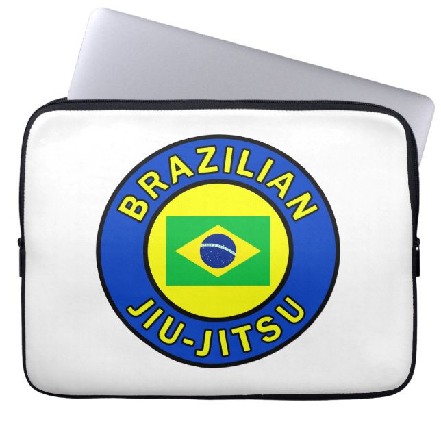 Brazilian Jiu Jitsu Laptop Sleeve (Front)