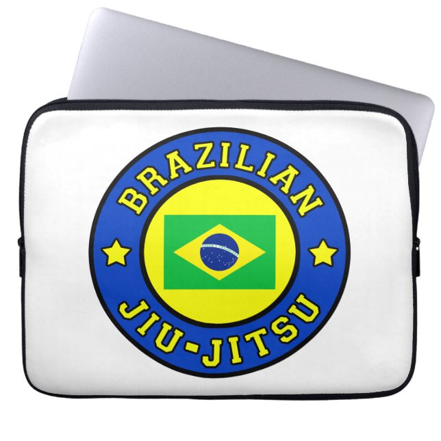 Brazilian Jiu Jitsu Laptop Sleeve (Front)
