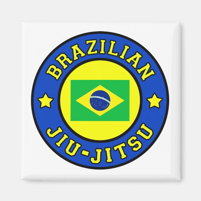 Brazilian Jiu Jitsu Magnet (Front)