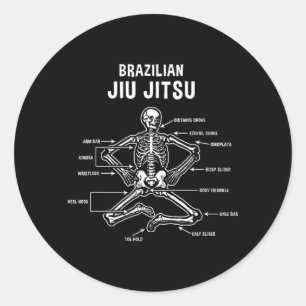 Brazilian Jiu Jitsu Martial Artist Martial Arts Classic Round Sticker