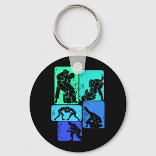 Brazilian Jiu Jitsu Men Kids Boys Jiujitsu BJJ Key Ring