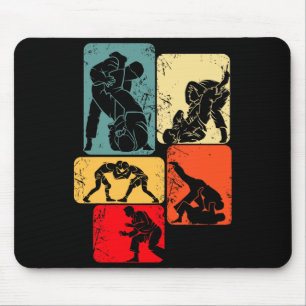 Brazilian Jiu Jitsu Men Kids Boys Jiujitsu BJJ Mouse Mat