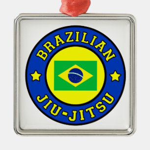 Brazilian Jiu Jitsu Metal Tree Decoration
