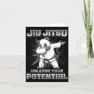 Brazilian Jiu Jitsu MMA and Grappling BJJ Dabbing Card