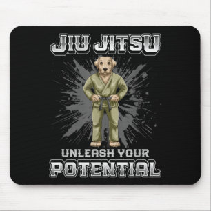 Brazilian Jiu Jitsu MMA and Grappling BJJ Dog Mouse Mat