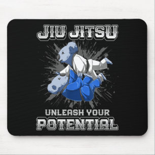 Brazilian Jiu Jitsu MMA and Grappling BJJ Fighting Mouse Mat